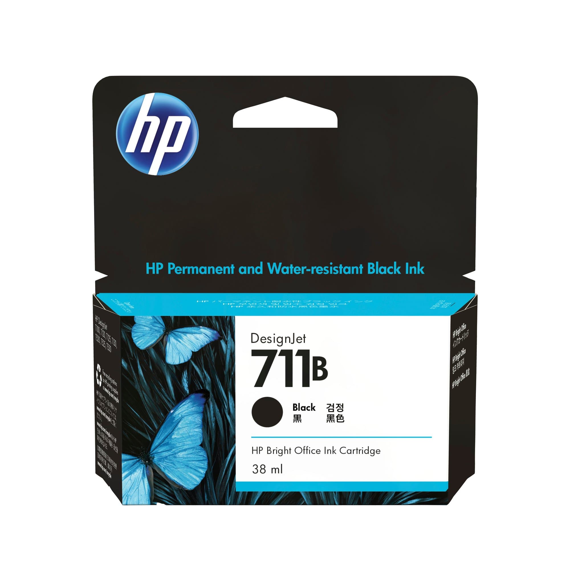 HP HP 711 38ml Blk InkCart 3WX00A HI71138BN
