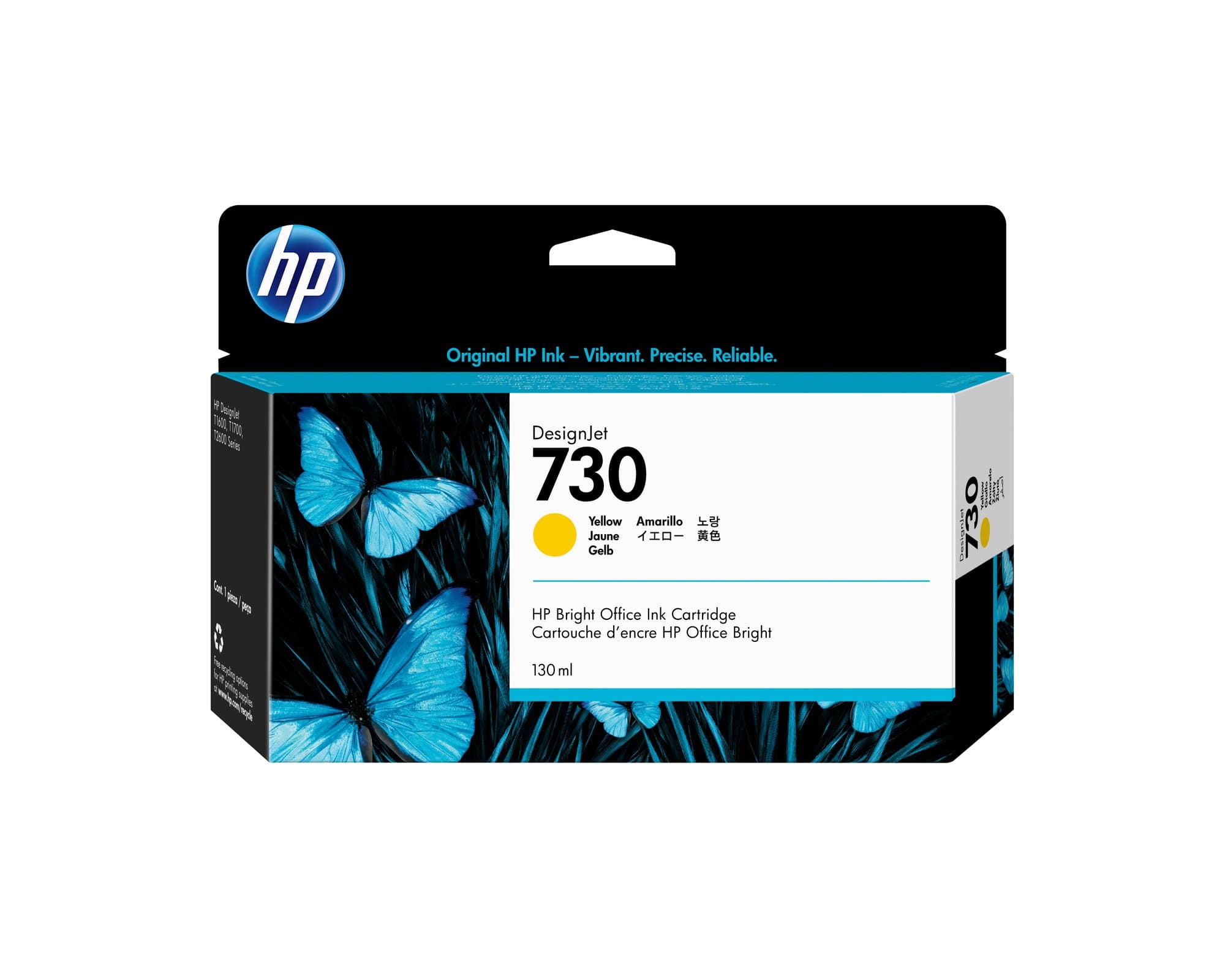 HP HP 730 DJ Yell Ink Cart P2V64A HI730Y