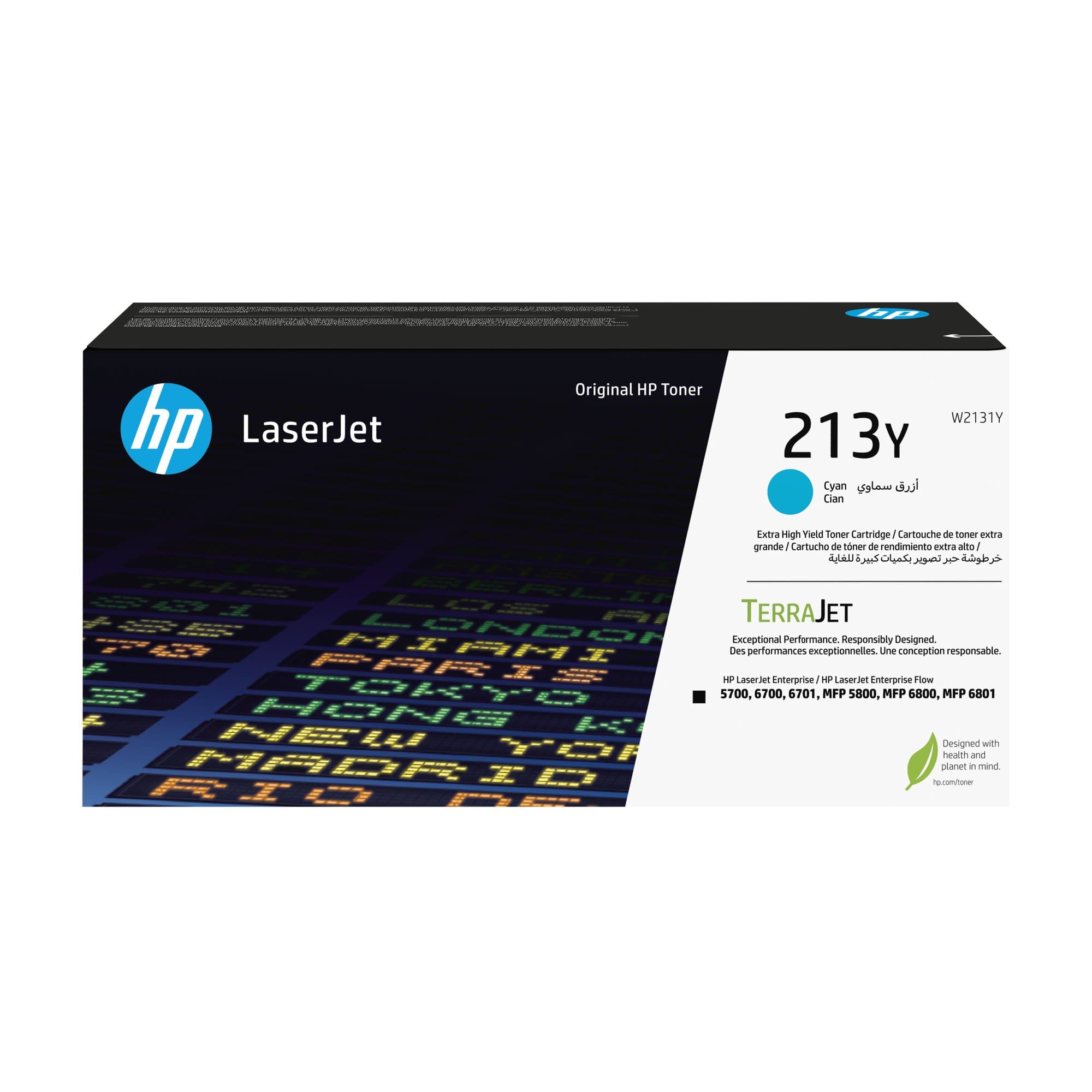 HP HP #213Y Cyn Toner W2131Y HT213CXX