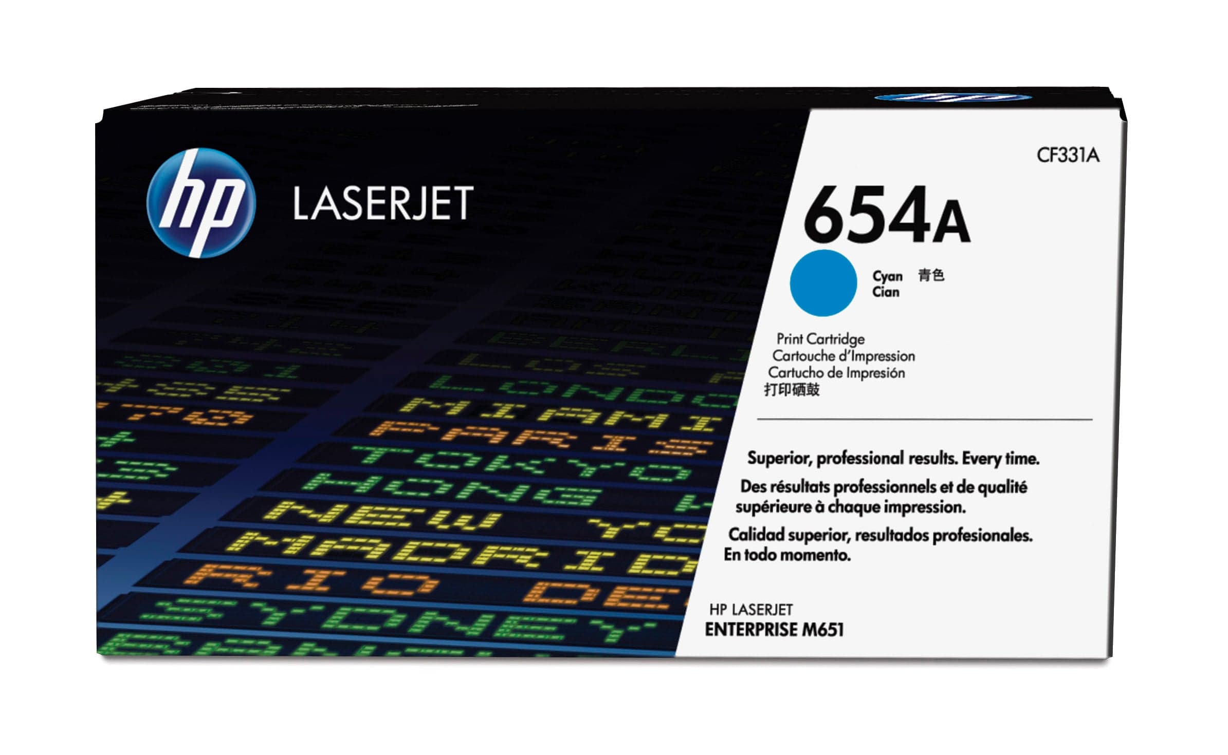 HP HP 654A Cyan LasJet Ton CF331A HT654C