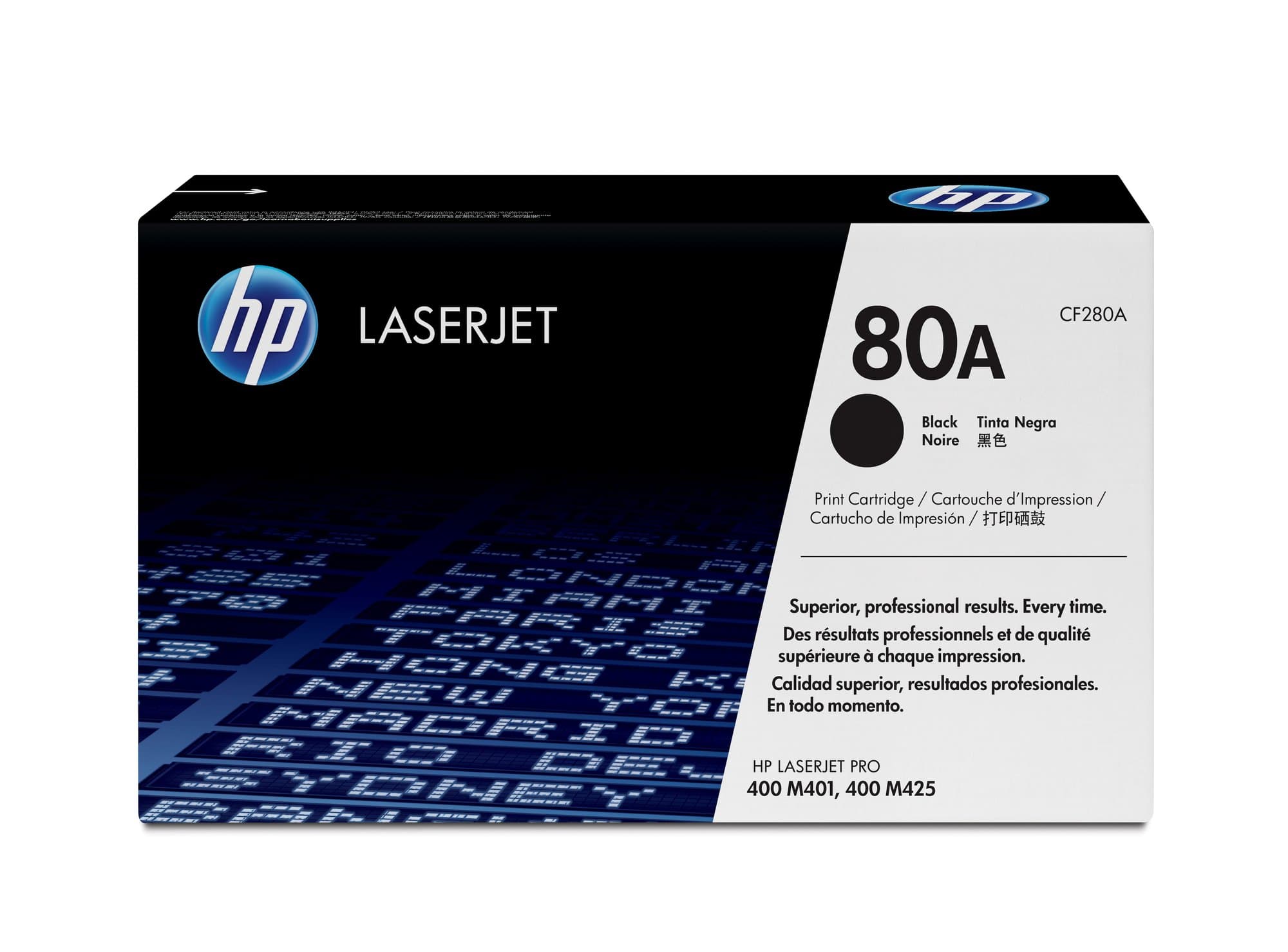 HP HP #80A Black Toner CF280A HT80