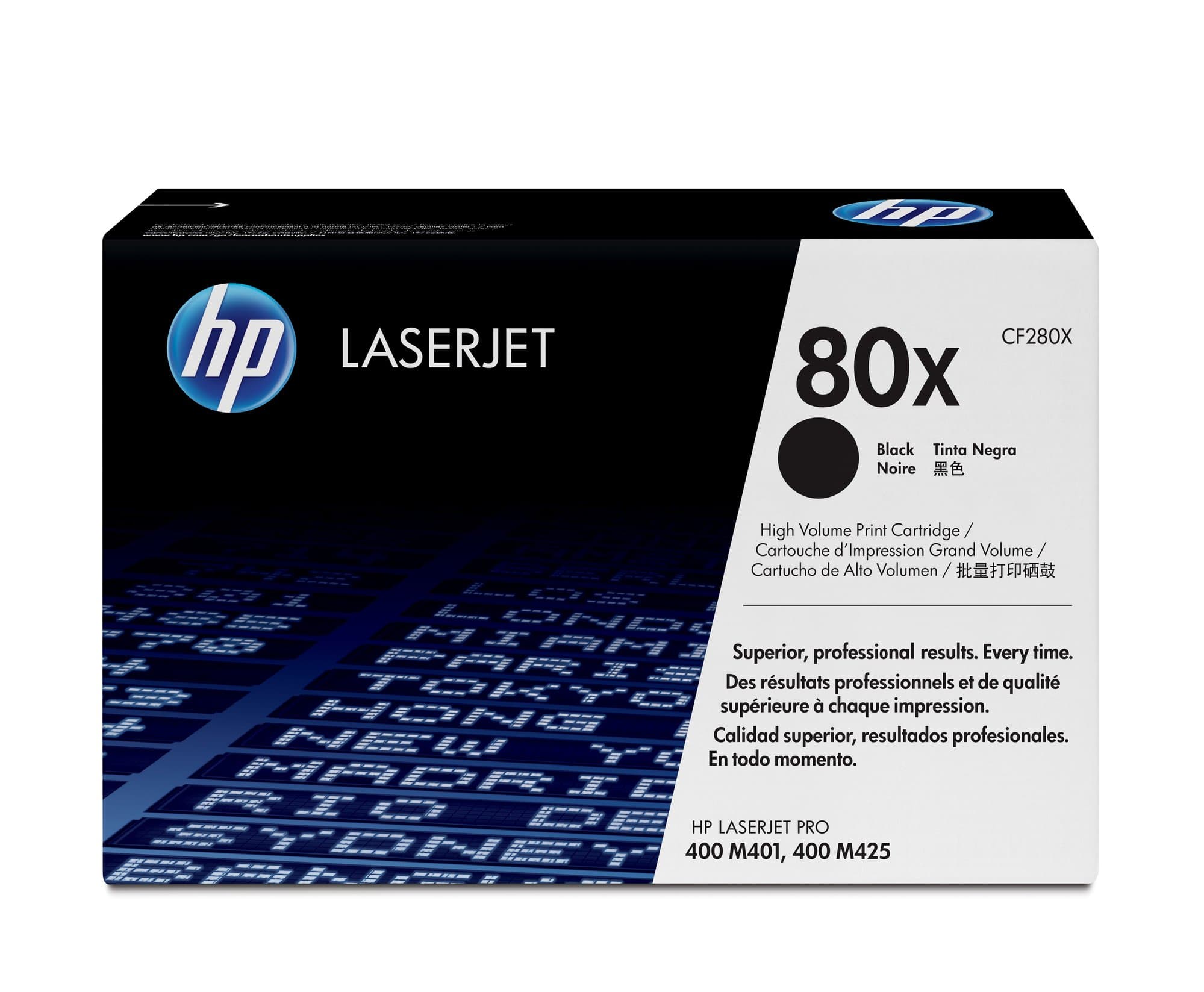 HP HP #80X Black Toner CF280X HT80X