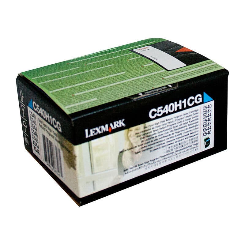 Lexmark Lexm C540H1CG Cyan Toner LX540H1CG