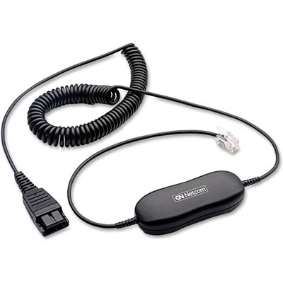 GN1200 SmartCord for RJ-9 connections (coiled cable) Jabra — view 1