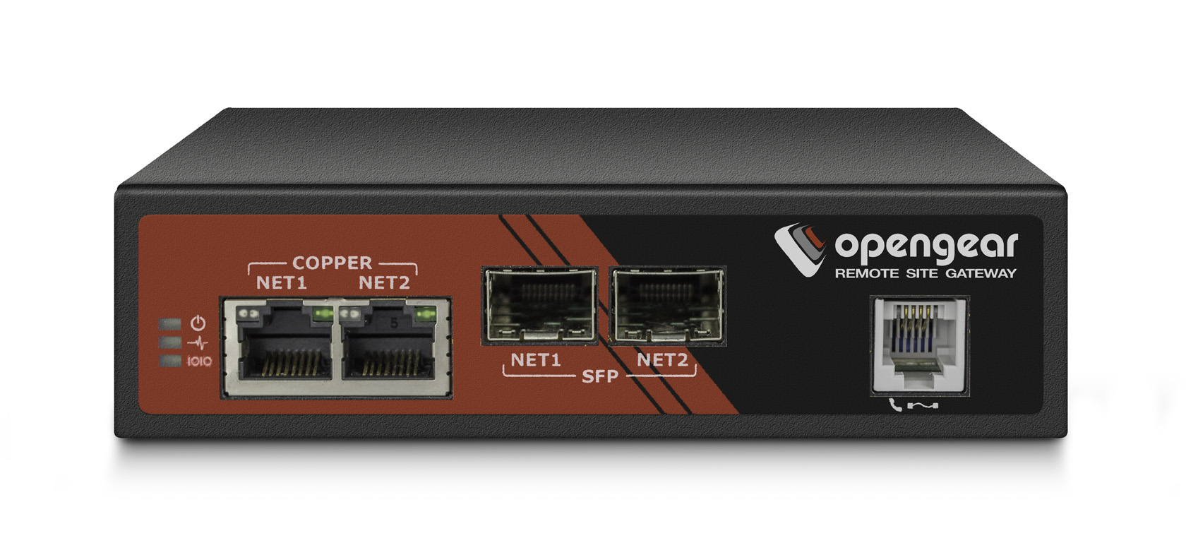 Opengear ACM7008-2-M 8 serial Cisco Straight pinout 2x GbE LAN or SFP 4 USB PSTN Modem Opengear — view 2