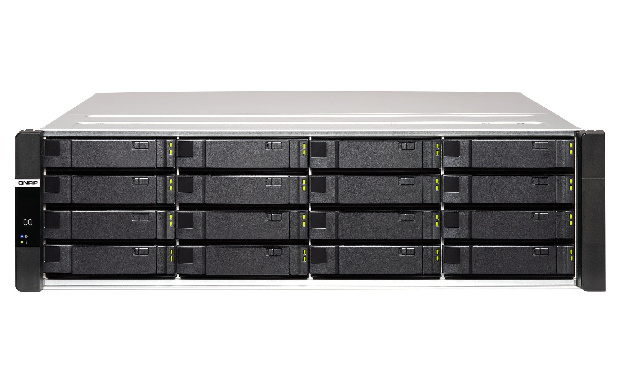 QNAP ES1686DC-2142IT-96G 16-Bay Enterprise ZFS NAS 2.5/3.5 in. SAS 12G/6G Xeon D-2142IT CPU QNAP — view 2