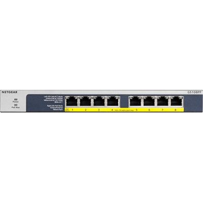 8-Port Gigabit PoE Switch 802.3at/af PoE+ 8 PoE Outputs 123W NETGEAR — view 2