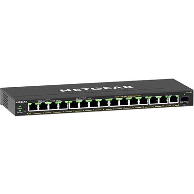 16-Port Gigabit Ethernet Smart Switch15 x PoE+ ports 180W Total PoE NETGEAR — view 2