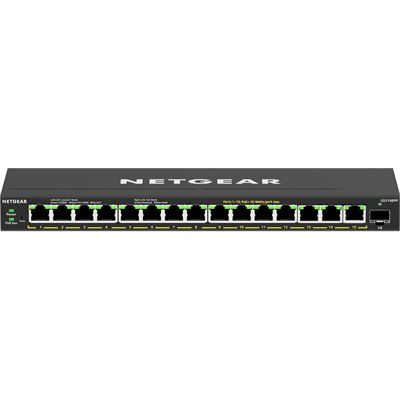 16-Port Gigabit Ethernet Smart Switch 16 x PoE+ ports 231W Total PoE NETGEAR — view 2
