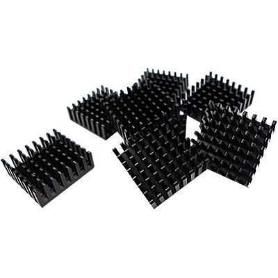 Heatsink for M.2 SSD module14x14MM Black self adhesive 8 units QNAP — view 1