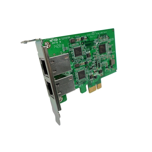 QNAP LAN-1G2T-I210 Dual-port 1GbE network expansion card QNAP — view 2