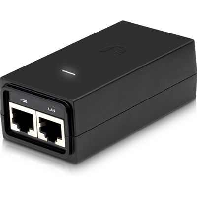 PoE Injector Gigabit Ethernet Passive 24V 12W Ubiquiti — view 1