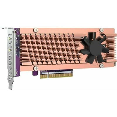 Dual M.2 PCIe SSD expansion card for NAS PC or Server QNAP — view 1