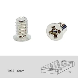 Screw pack for 3.5" HDD intallation 96 pieces Flat head machine screw QNAP — view 1