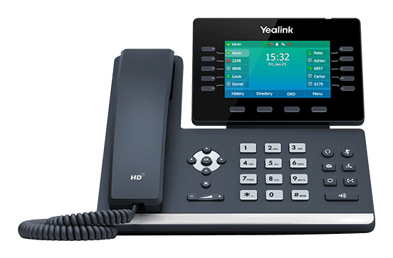 Yealink SIP-T54W IP Phone Colour Display Dual GigE Bluetooth WiFi USB 2.0 Yealink — view 2