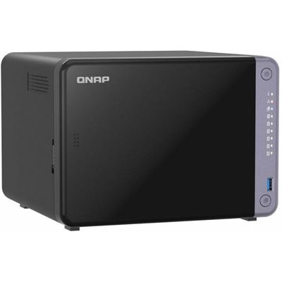6-Bay NAS Quad Core 2GHz CPU 4GB RAM 2x 10GbE SFP+ 2x 2.5GbE QNAP — view 1