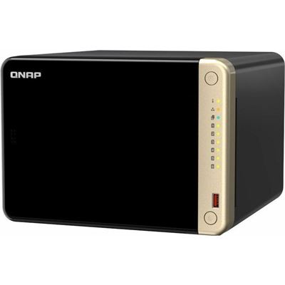 6-Bay NAS Intel Quad-Core CPU 8GB RAM 2x 2.5GbE RJ45 ports QNAP — view 2
