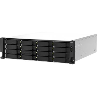 22-Bay Rackmount NAS Xeon Eight-core CPU 64GB ECC RAM 2x 10GigE QNAP — view 1