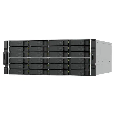24-Bay Rackmount NAS Ryzen 7000 series CPU 32GB RAM Dual Power QNAP — view 2