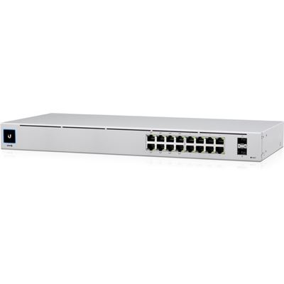 16-Port Managed Enterprise PoE Switch 2x SFP 8x PoE+ Ports 42W PoE Power Budget Ubiquiti — view 2