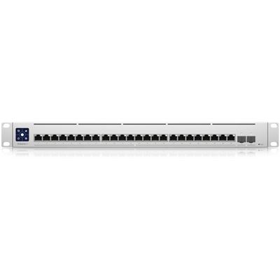 UniFi 2.5GbE Layer3 Managed Switch 24x 10GbE RJ45 ports 2x 25G SFP28 ports Ubiquiti — view 2