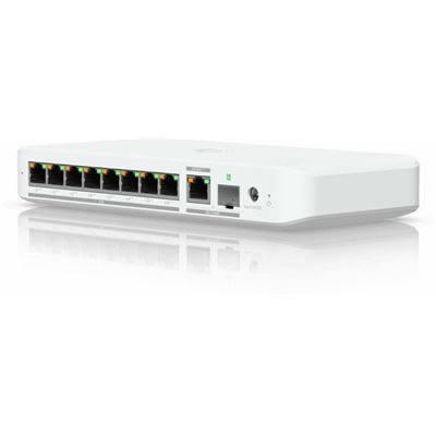 8-port 2.5GbE switch with 10GbE RJ45/SFP+ combination uplink Ubiquiti — view 2