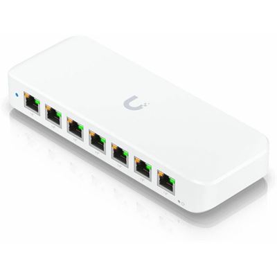 UniFi 8-port GbE PoE Managed Switch Up to 202W PoE (with added optional PSU) No PSU included Ubiquiti — view 2