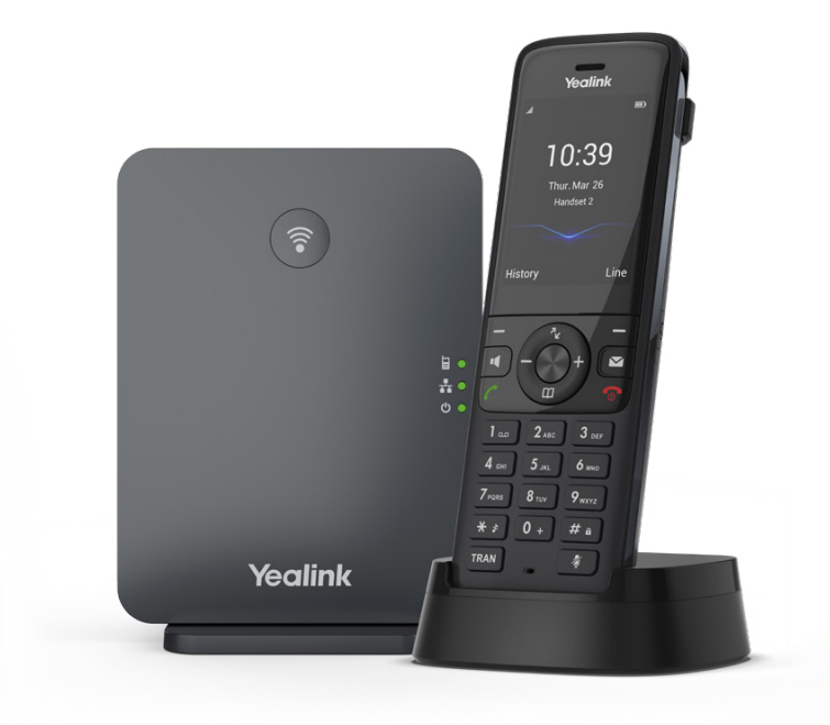 Yealink W78P Wireless DECT Phone System with W70B Base Station and W78H Handset thumbnail 2