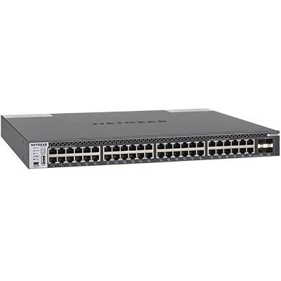 AV Line 48-Port 10GigE Managed Switch with 48x 10GigE Ethernet 4x 10GigE SFP+ Ports (Shared) NETGEAR — view 2