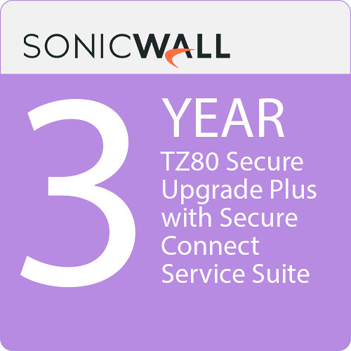 SONICWALL TZ80 SECURE UPGRADE PLUS - SECURE CONNECT EDITION 3YR SONICWALL — view 2