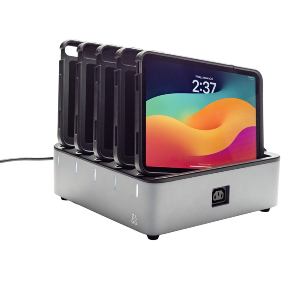 ZAGG ChargeStation Pro Base + Five Cases with Hand Straps for iPad A16 (2025), iPad 10th G ZAGG — view 2