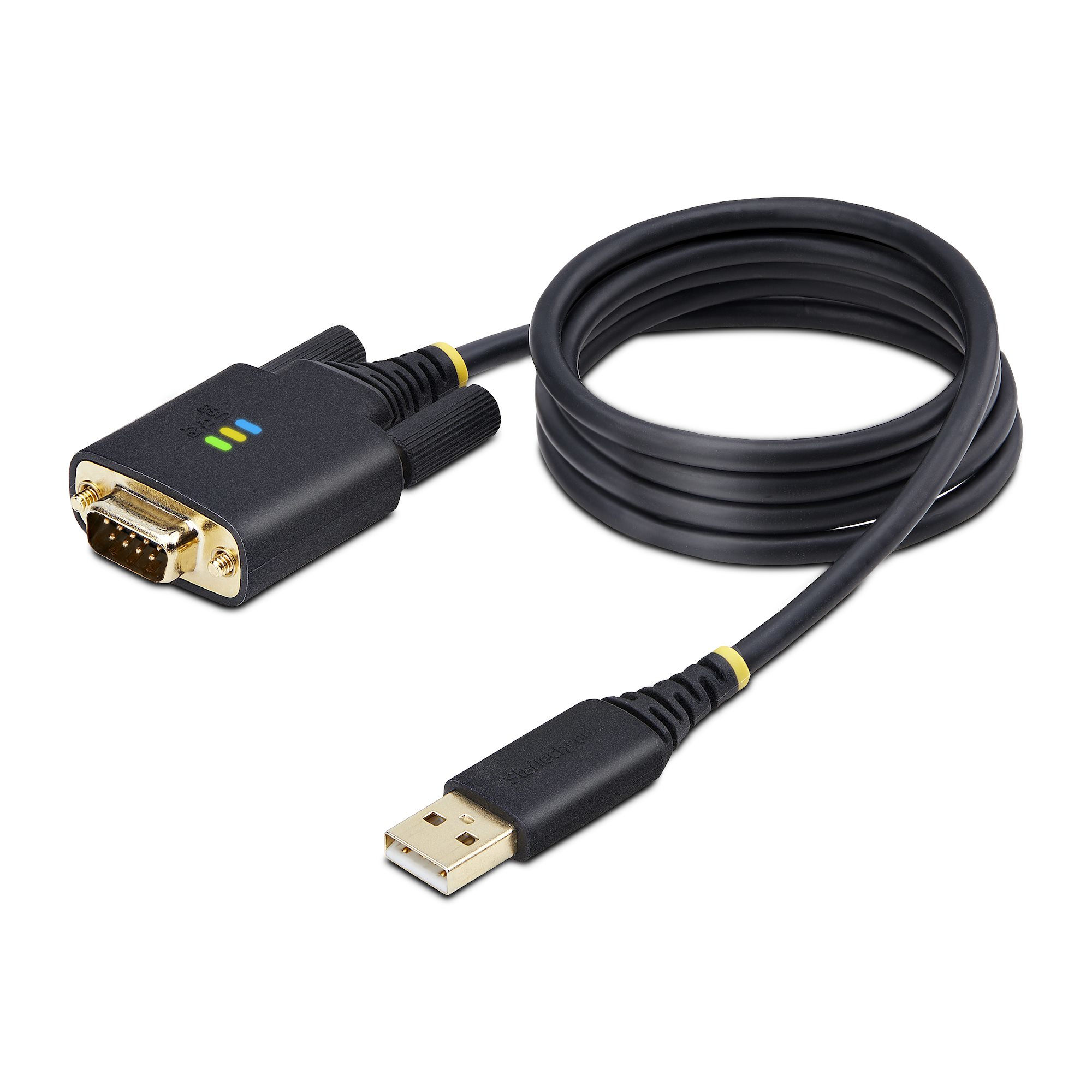 STARTECH.COM 3FT/1M USB TO SERIAL ADAPTER CABLE, COM RETENTION, FTDI, RS232 2 YR thumbnail 1