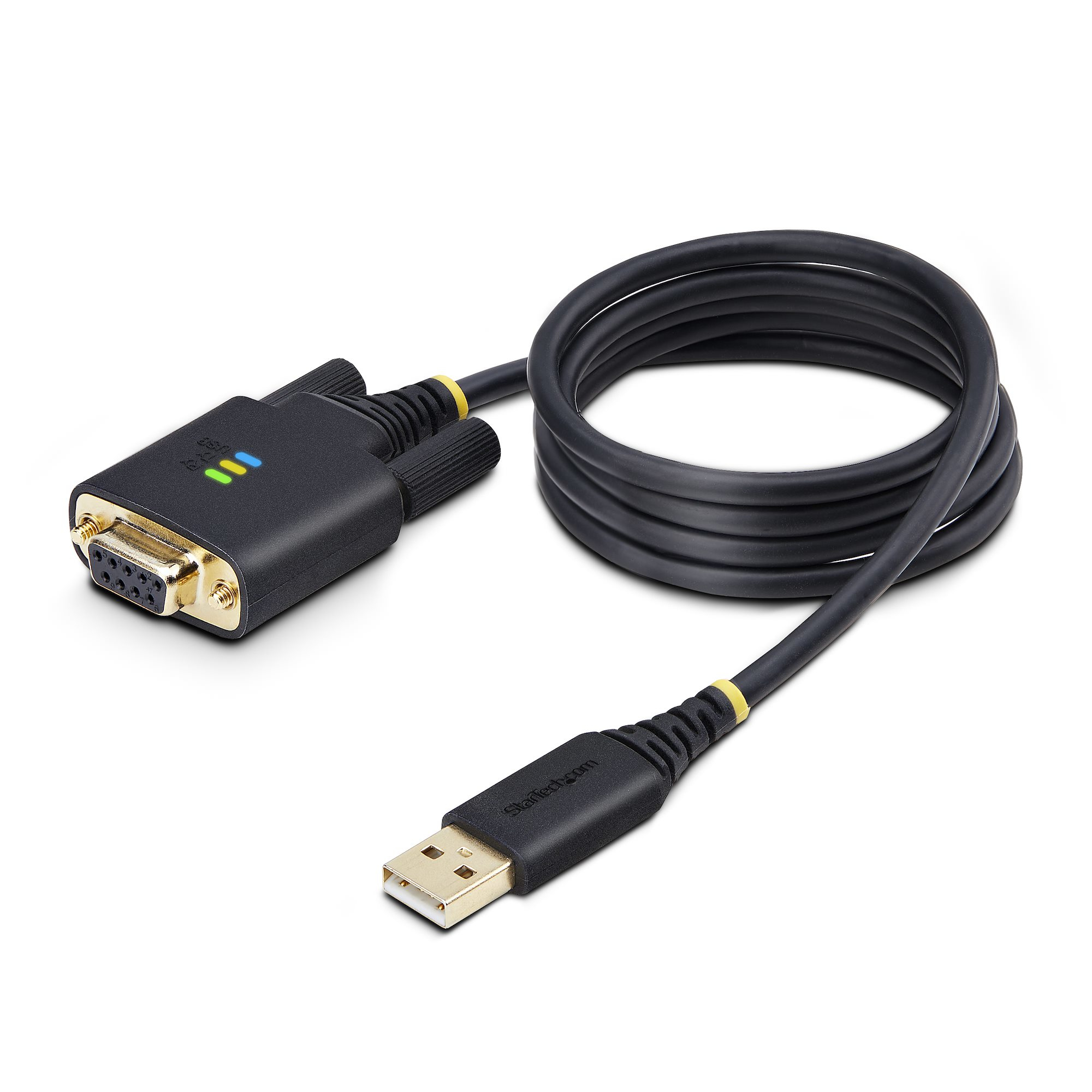 STARTECH.COM 3FT (1M) USB TO NULL MODEM SERIAL ADAPTER CABLE, 2 YR thumbnail 1