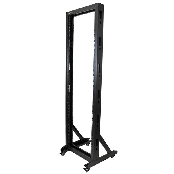 STARTECH.COM A/V TELECOM AND SERVER RACK - 2-POST OPEN FRAME DESIGN - 42U, 2 YR STARTECH — view 2
