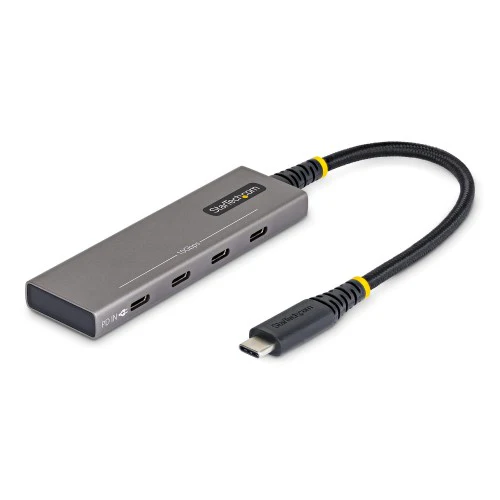 STARTECH.COM 4-PORT USB-C HUB, 10GBPS, 100W PD CHARGING, 4X USB-C, 2 YR STARTECH — view 2