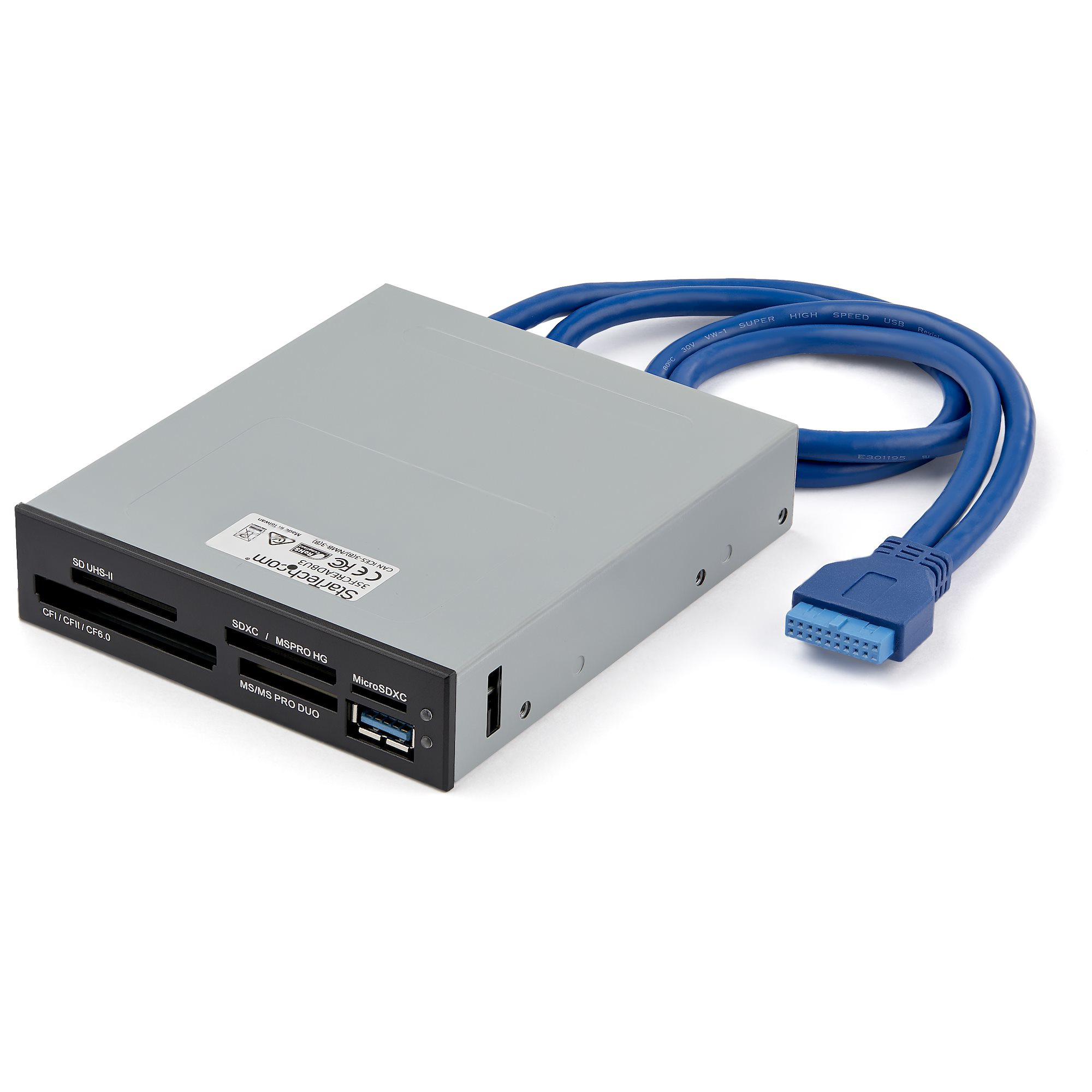STARTECH.COM USB 3.0 INTERNAL MULTI-CARD READER W/ UHS-II -SD/MICROSD/MS/CF 2 YR thumbnail 1