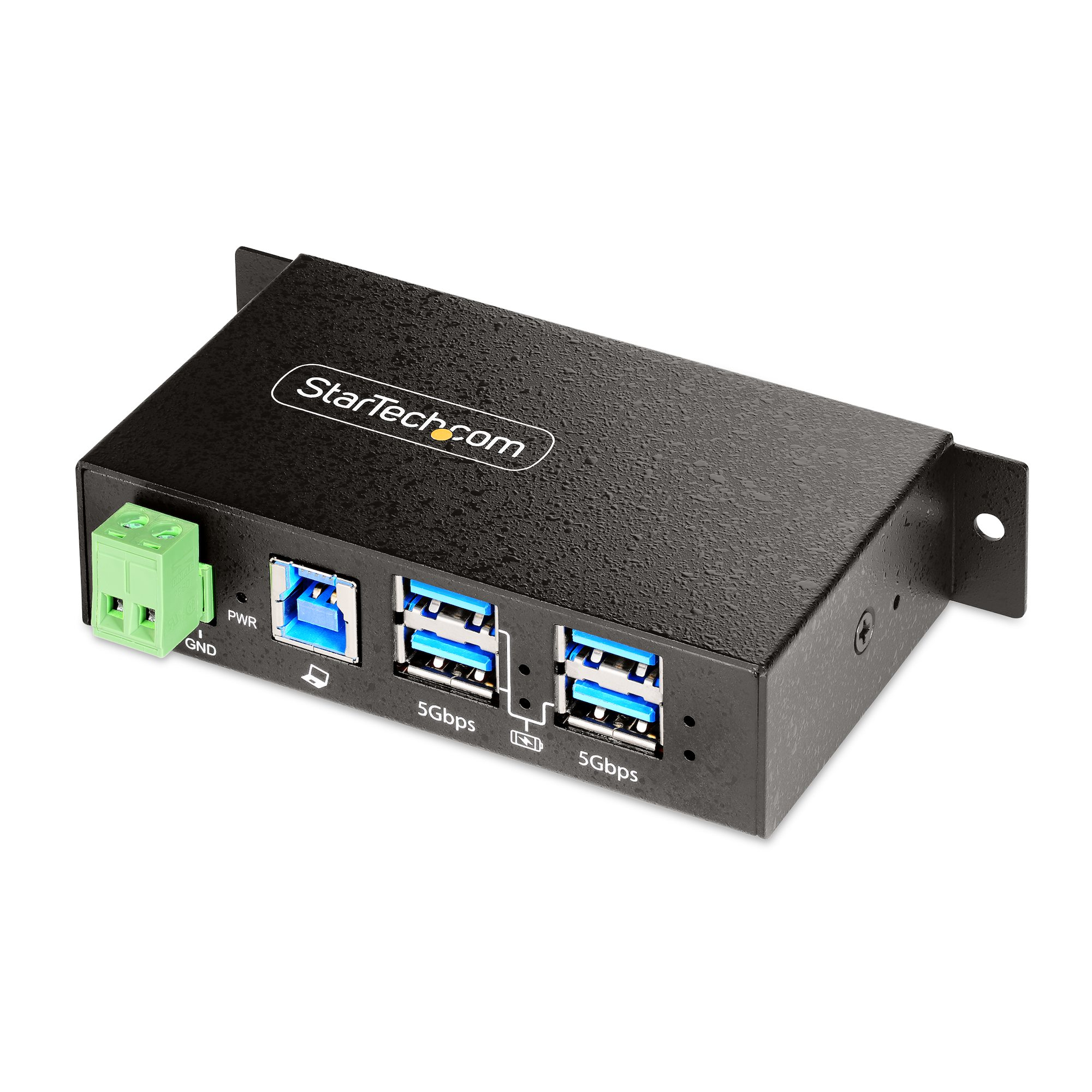 STARTECH.COM 4-PORT MANAGED USB HUB - METAL INDUSTRIAL HOUSING - MOUNTABLE, 2 YR STARTECH — view 2