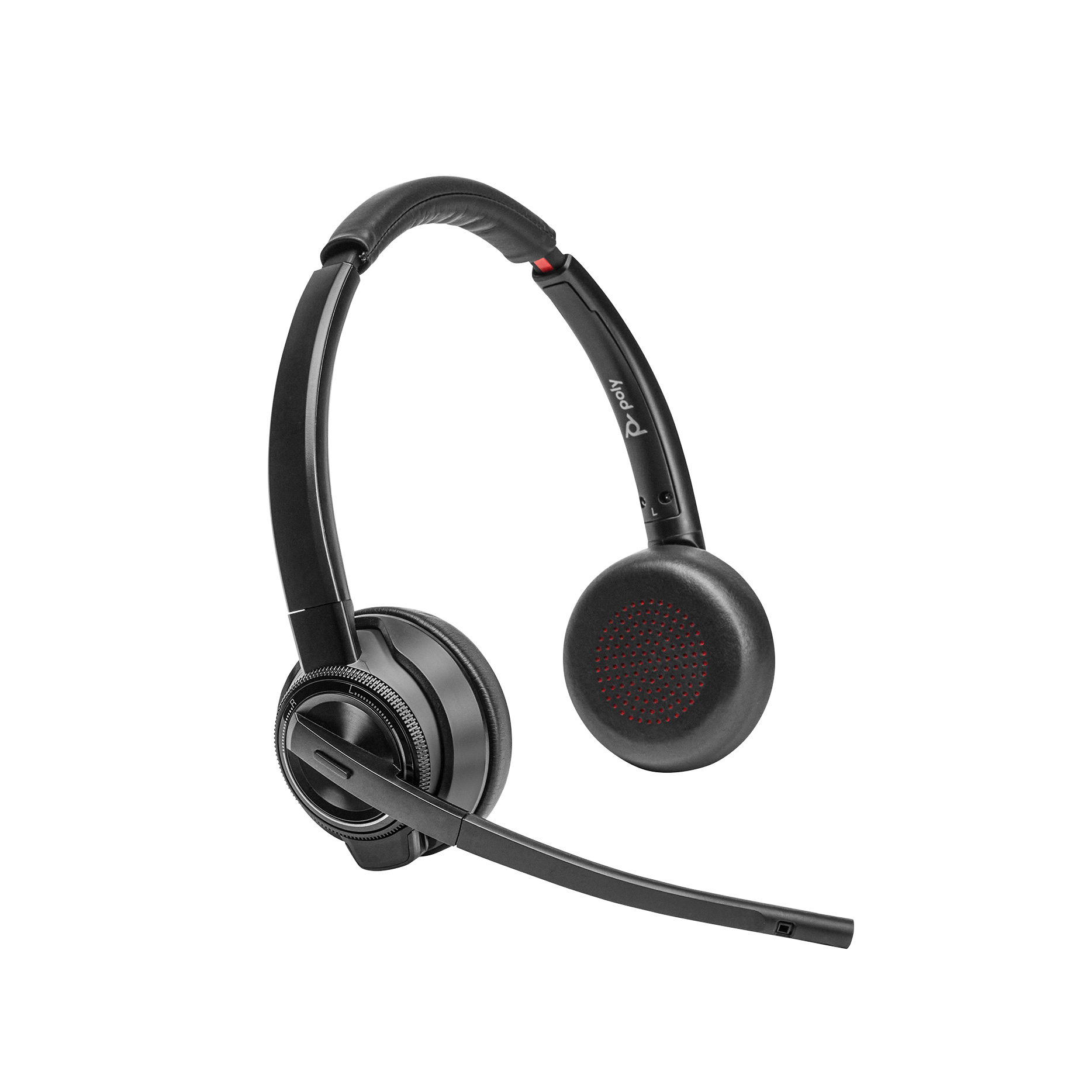 HP Poly Savi 8420 Office Stereo Microsoft Teams Certified DECT 1880-1900 MHz Headset 5MOQ HP — view 2