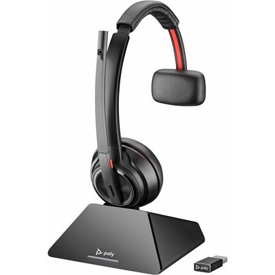 HP Poly Savi 8210 Monaural DECT 1880-1900 MHz Top + Charging Cradle HP — view 2