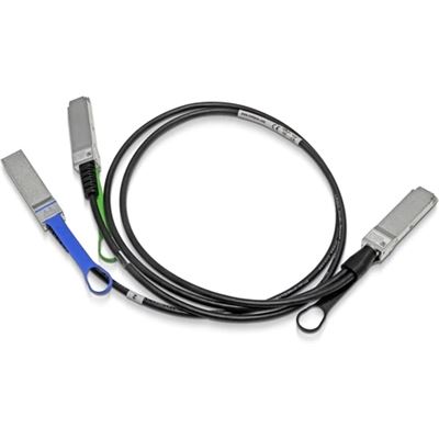 NVIDIA PASSIVE COPPER HYBRID CABLE,200GBE TO 2X100GBE,QSFP56 TO 2XSFP56,2M,COLORED,26AWG NVIDIA — view 2