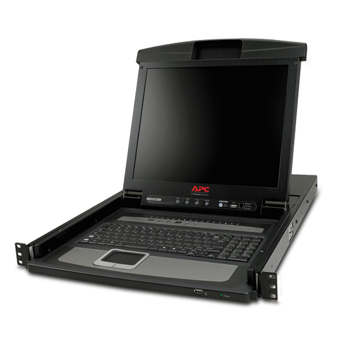 APC (AP5816) 17" RACK LCD CONSOLE W INTEGRATED 16 PORT ANALOG KVM SWITCH APC — view 2