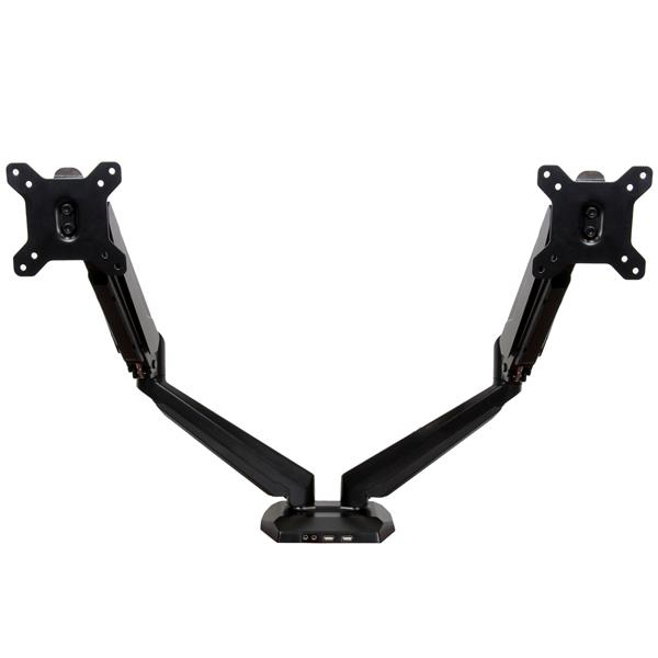 STARTECH.COM DUAL MONITOR MOUNT WITH 2 PORT USB thumbnail 2
