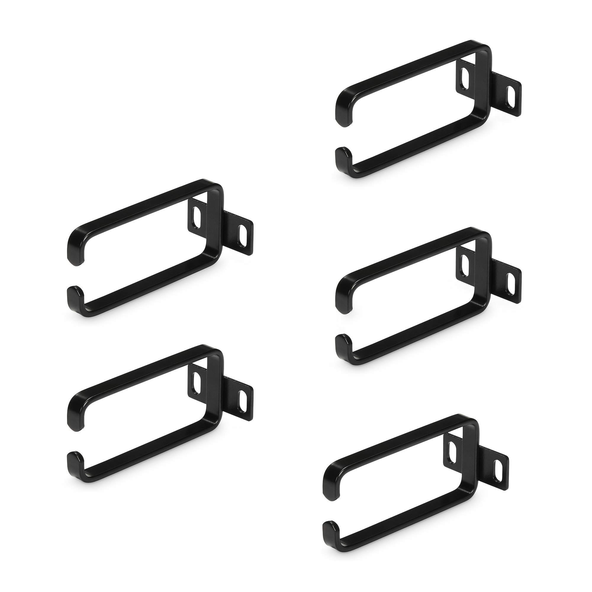 STARTECH.COM 5-PACK 1U VERTICAL CABLE MANAGEMENT D-RING HOOKS, CABLE MANAGER 2 YR STARTECH — view 2