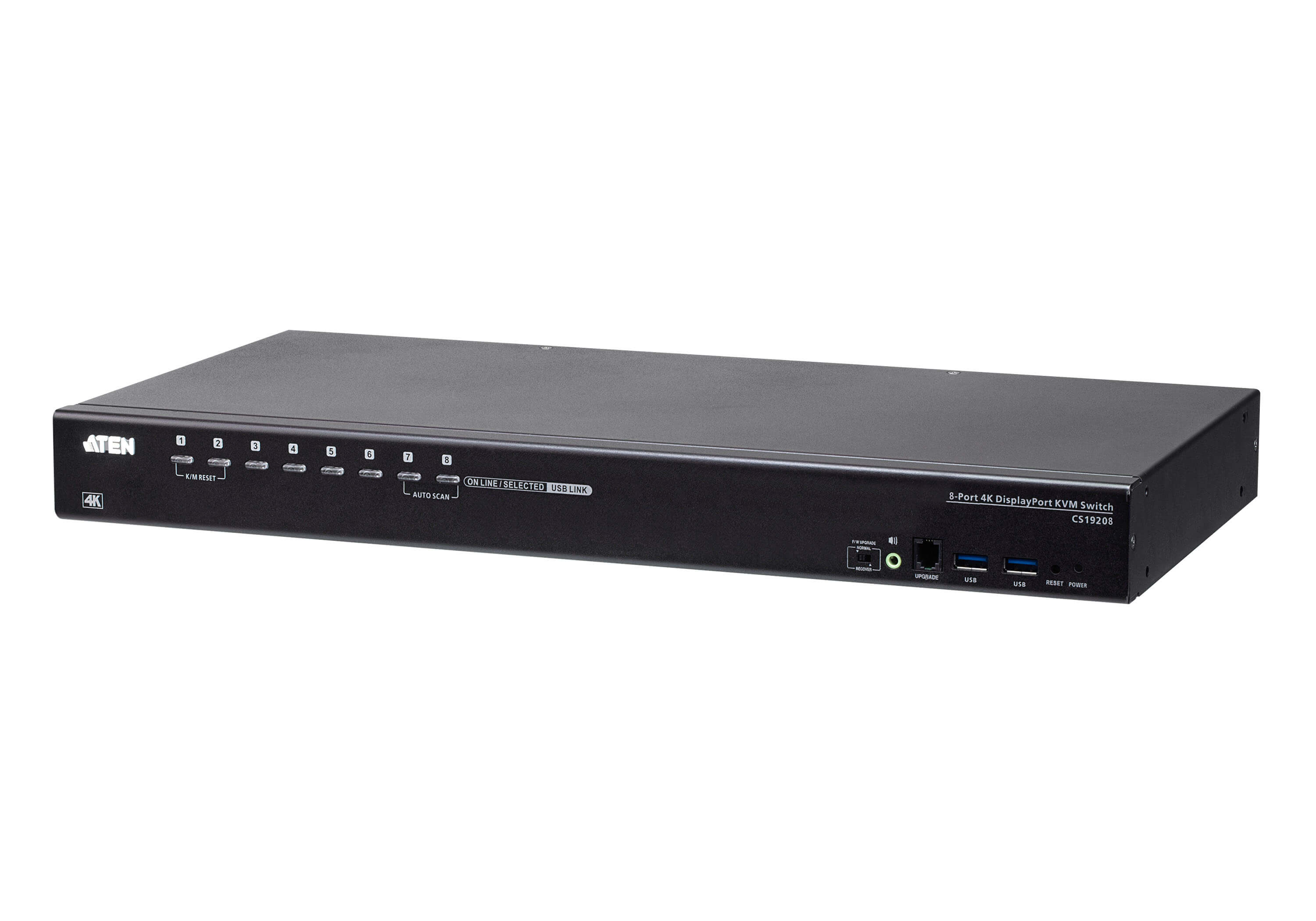 ATEN 8-PORT USB 3.0 4K DISPLAYPORT KVM SWITCH thumbnail 1