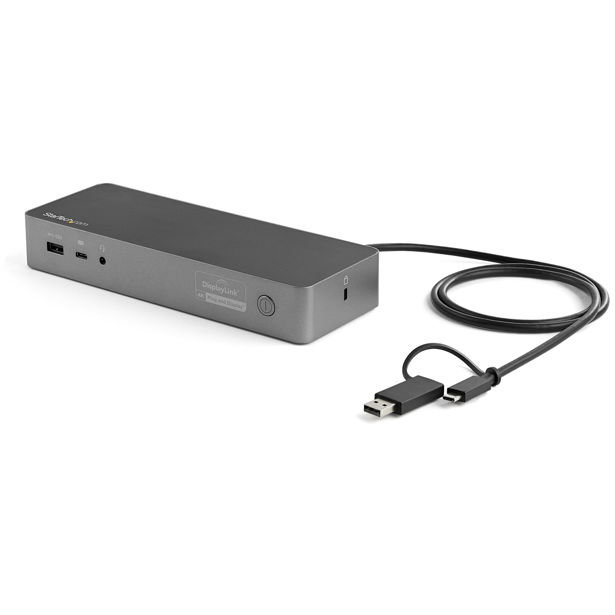 STARTECH.COM USB-A/USB-C HYBRID DOCK DUAL 4K 60HZ HDMI/DISPLAYPORT 100W PD 3 YR STARTECH — view 2