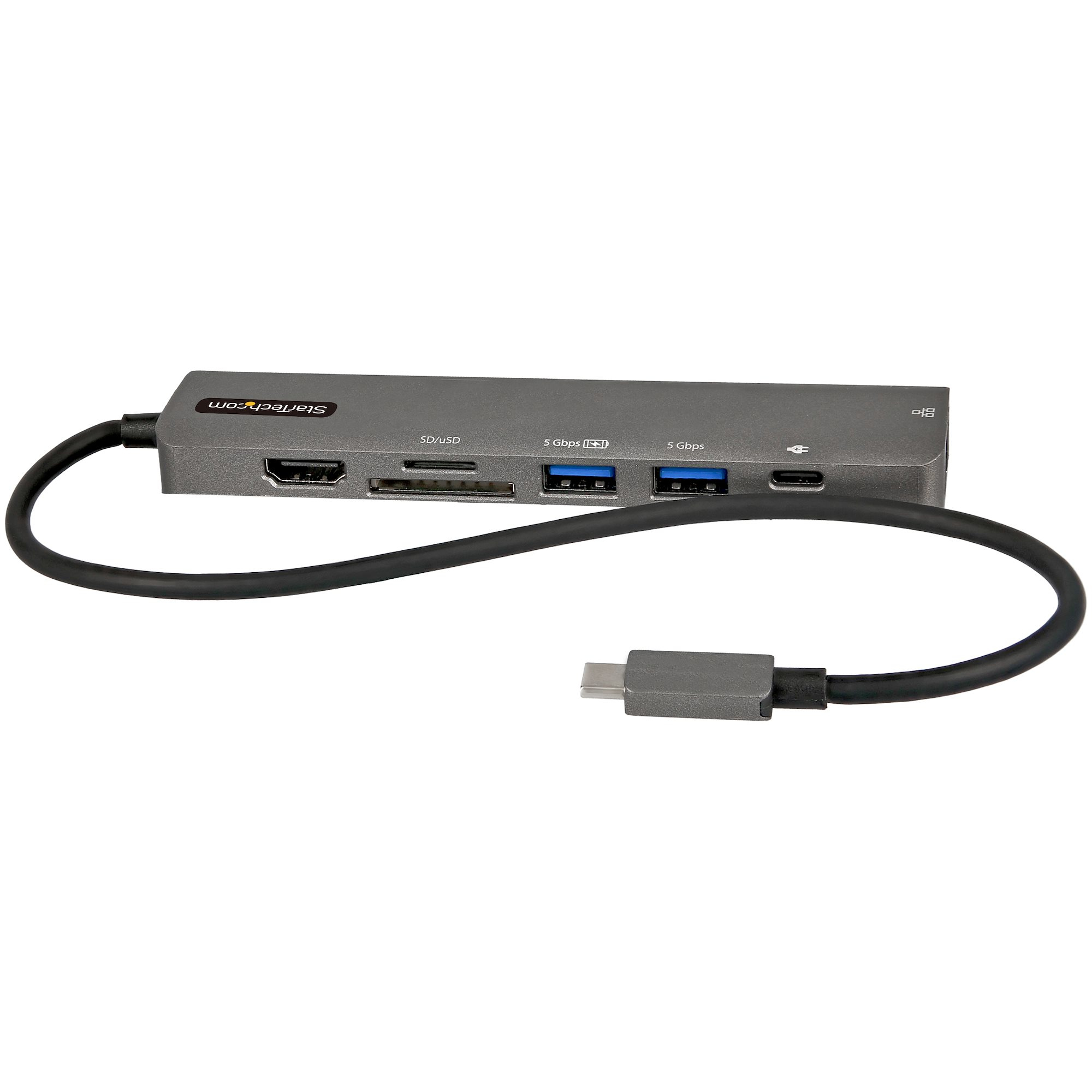 STARTECH.COM USB C MULTIPORT ADAPTER - USB-C TO 4K 60HZ HDMI/PD/SD/USB/GBE 3 YR STARTECH — view 2