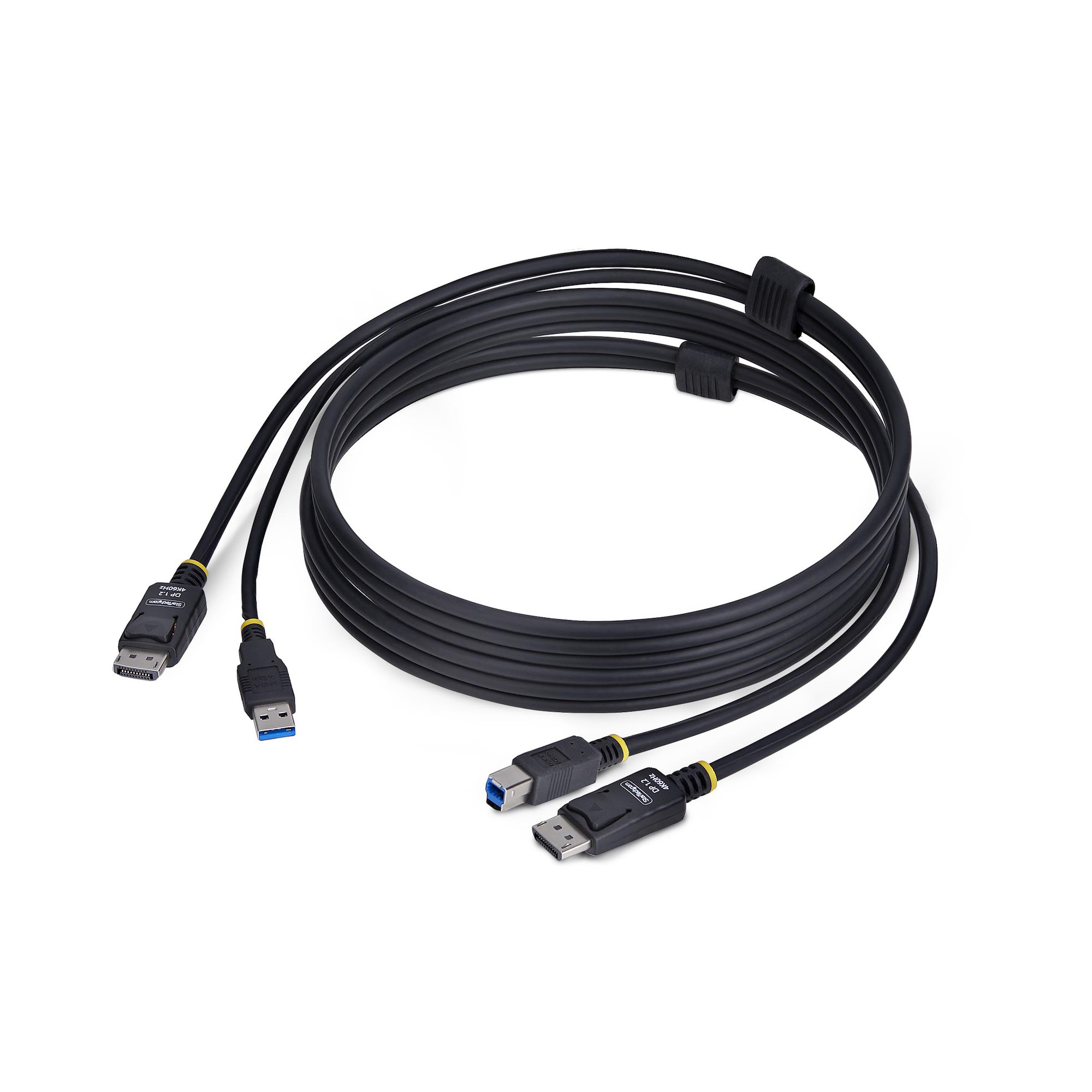 STARTECH.COM 6FT (1.8M) DISPLAYPORT AND USB 5GBPS KVM CABLE, 2 YR STARTECH — view 2
