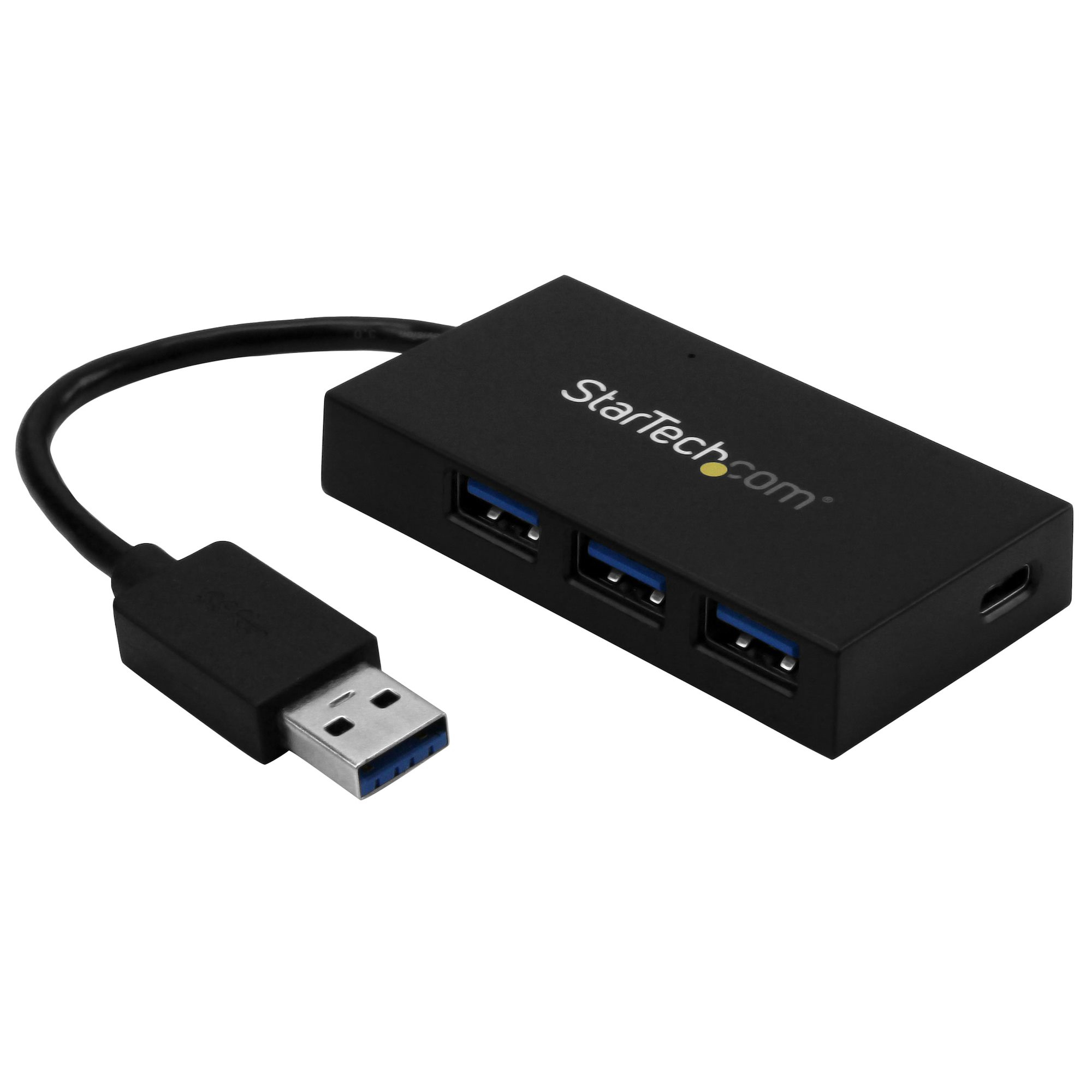 STARTECH.COM 4 PORT USB HUB - USB 3.0 - USB A TO 3X USB A AND 1X USB C, 2 YR STARTECH — view 2