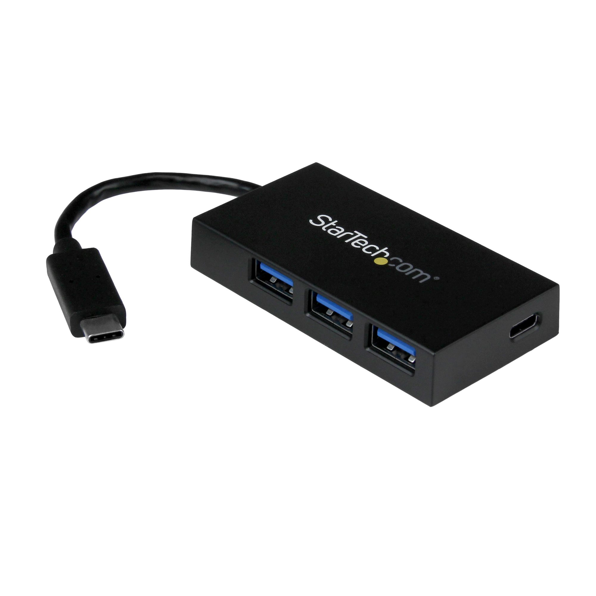 STARTECH.COM 4 PORT USB C HUB, USB-C TO 1XC/3XA (USB 3.0 5GBPS) BUS POWERED 2 YR STARTECH — view 2