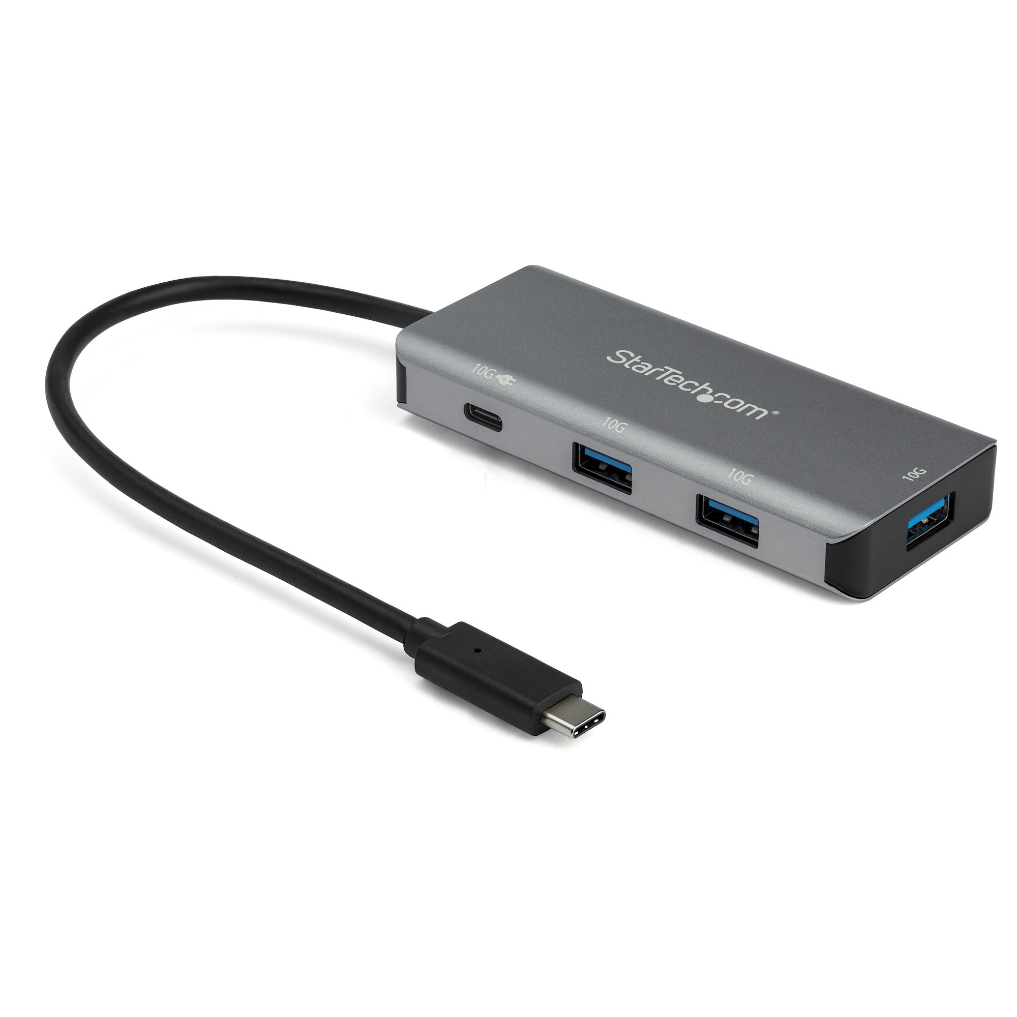STARTECH.COM 4 PORT USB C HUB 10GBPS - 3X USB-A/1X USB-C - POWER DELIVERY 2 YR STARTECH — view 2